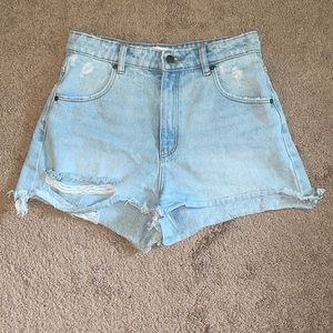 Rolla’s High Rise Slim Denim Shorts